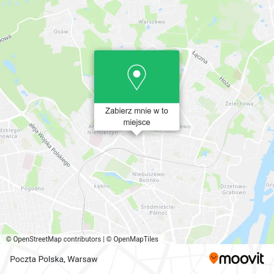 Mapa Poczta Polska