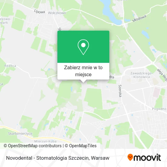 Mapa Novodental - Stomatologia Szczecin