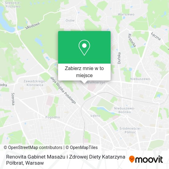 Mapa Renovita Gabinet Masażu i Zdrowej Diety Katarzyna Półbrat