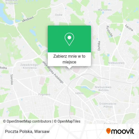 Mapa Poczta Polska