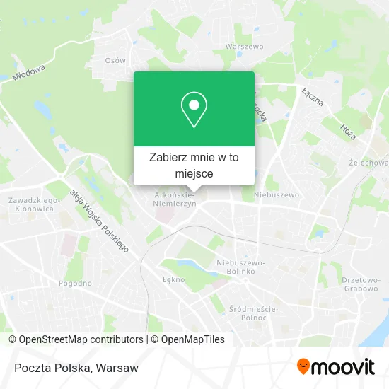 Mapa Poczta Polska
