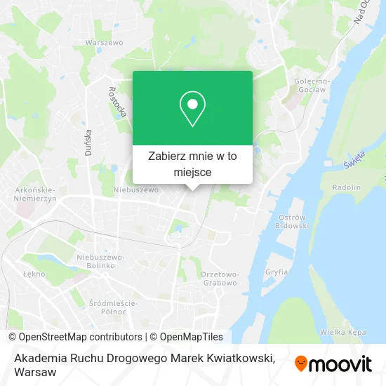 Mapa Akademia Ruchu Drogowego Marek Kwiatkowski
