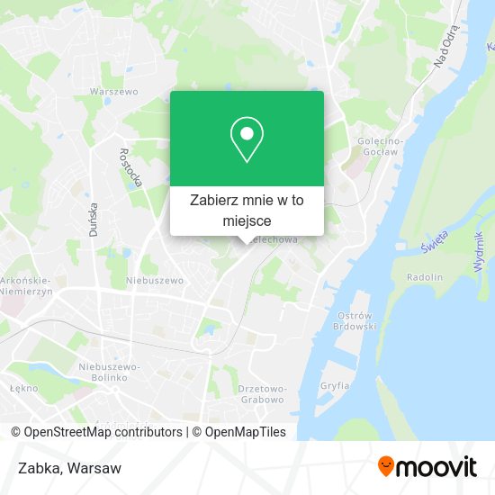 Mapa Zabka