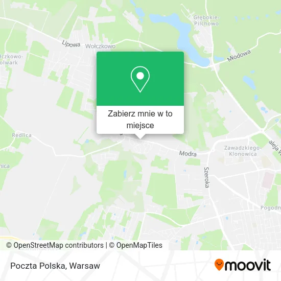 Mapa Poczta Polska