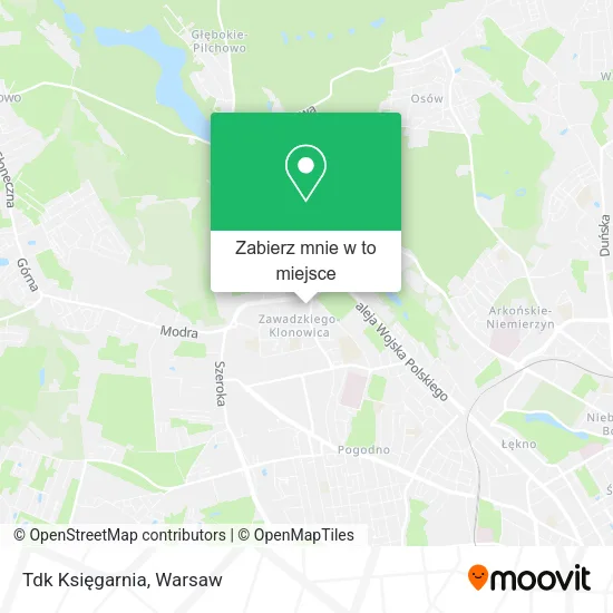 Mapa Tdk Księgarnia
