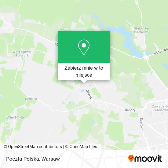 Mapa Poczta Polska