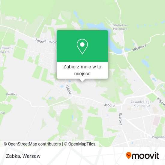 Mapa Zabka