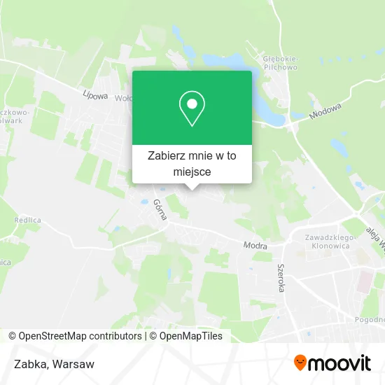 Mapa Zabka