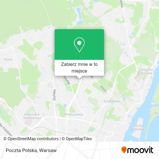 Mapa Poczta Polska