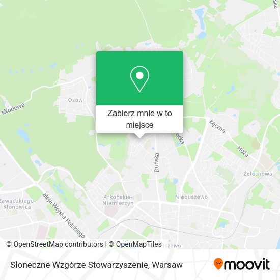 Mapa Słoneczne Wzgórze Stowarzyszenie