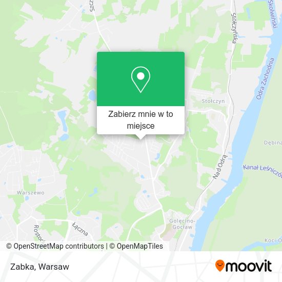 Mapa Zabka