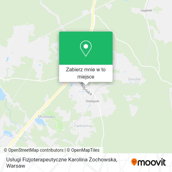 Mapa Usługi Fizjoterapeutyczne Karolina Żochowska