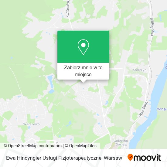 Mapa Ewa Hincyngier Usługi Fizjoterapeutyczne