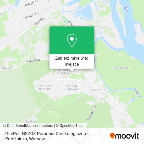 Mapa Gin-Pol. NSZOZ Poradnia Ginekologiczno - Położnicza