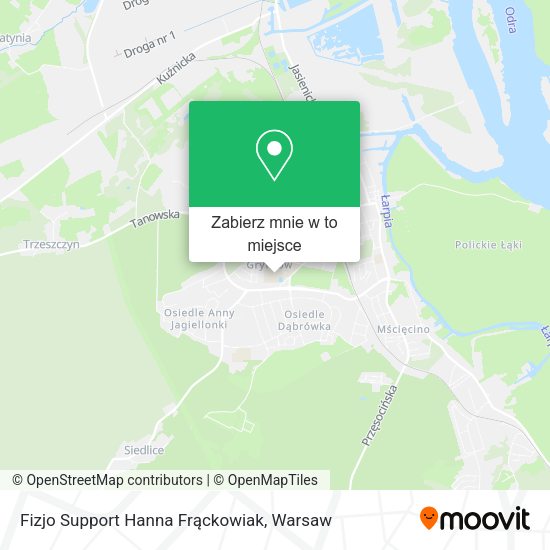 Mapa Fizjo Support Hanna Frąckowiak