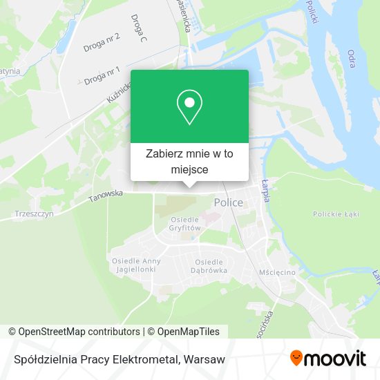 Mapa Spółdzielnia Pracy Elektrometal