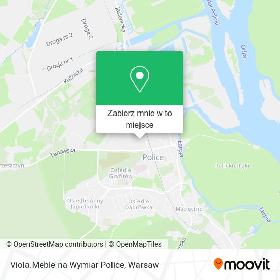 Mapa Viola.Meble na Wymiar Police