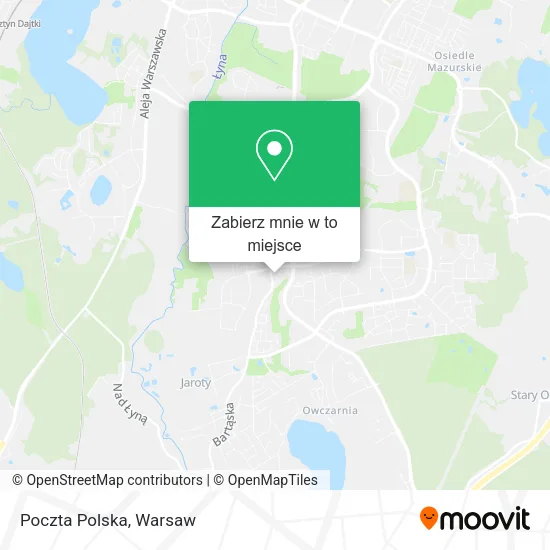 Mapa Poczta Polska