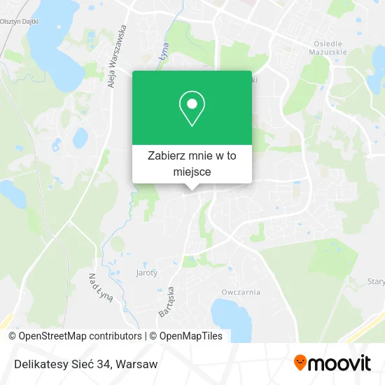 Mapa Delikatesy Sieć 34