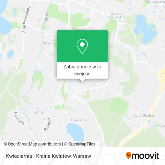 Mapa Kwiaciarnia - Kraina Kwiatów