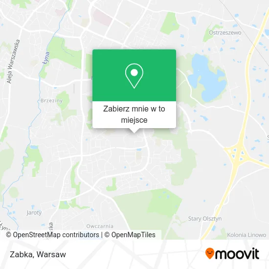 Mapa Zabka