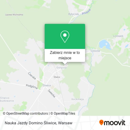 Mapa Nauka Jazdy Domino Śliwice