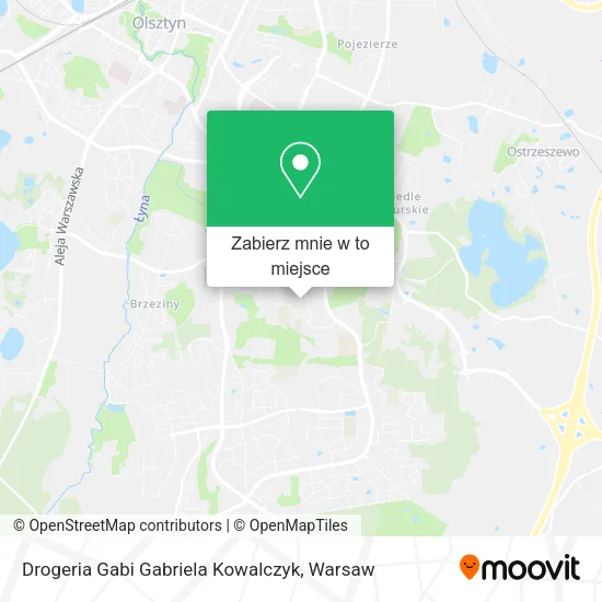 Mapa Drogeria Gabi Gabriela Kowalczyk