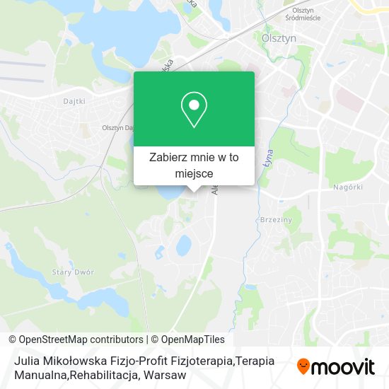 Mapa Julia Mikołowska Fizjo-Profit Fizjoterapia,Terapia Manualna,Rehabilitacja