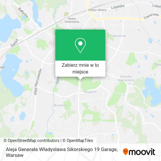 Mapa Aleja Generała Władysława Sikorskiego 19 Garage