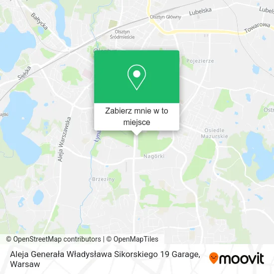 Mapa Aleja Generała Władysława Sikorskiego 19 Garage