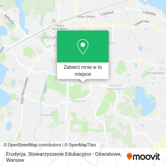 Mapa Erudycja. Stowarzyszenie Edukacyjno - Oświatowe