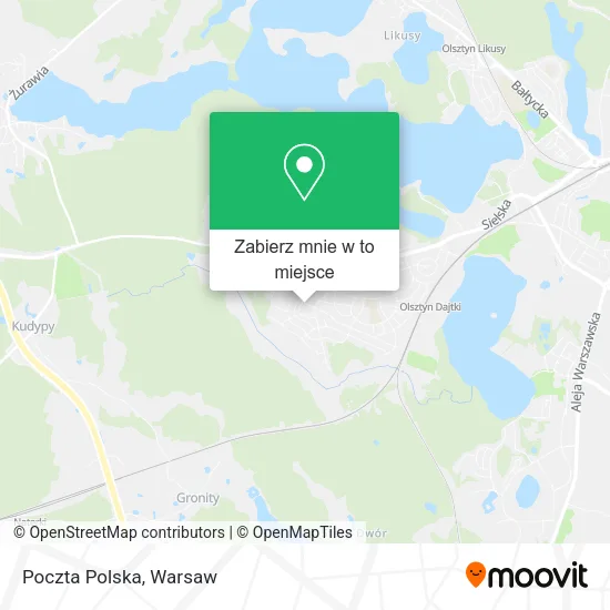 Mapa Poczta Polska