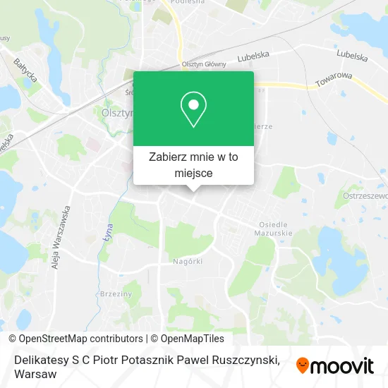 Mapa Delikatesy S C Piotr Potasznik Pawel Ruszczynski