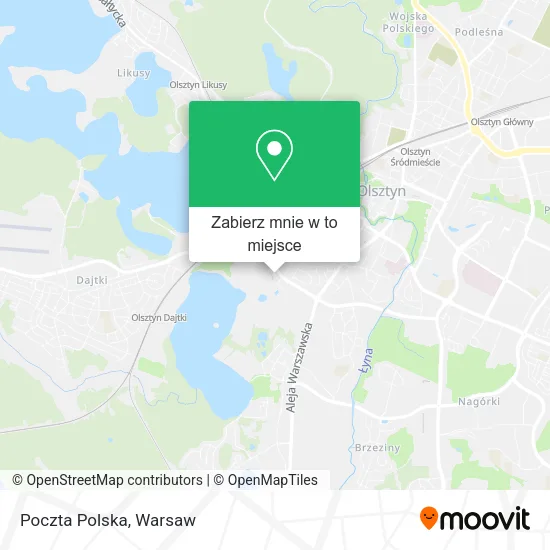 Mapa Poczta Polska