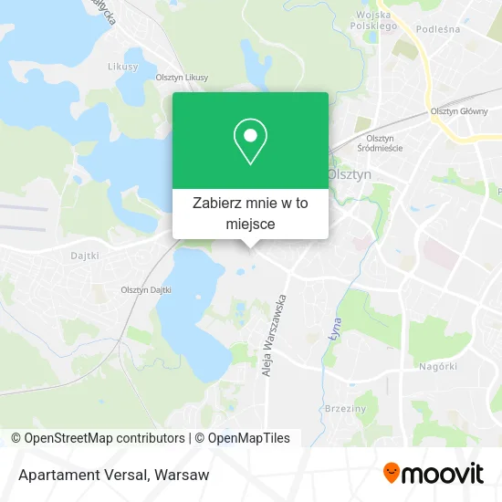 Mapa Apartament Versal