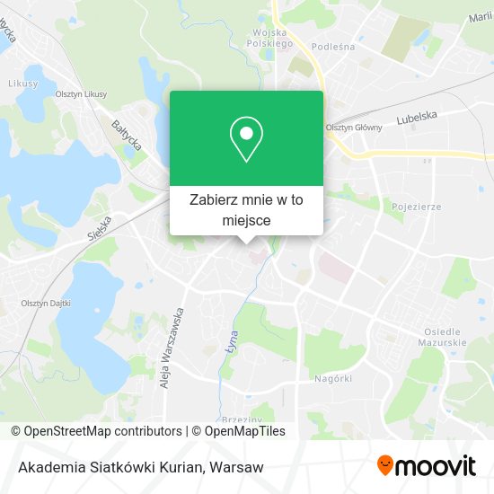 Mapa Akademia Siatkówki Kurian