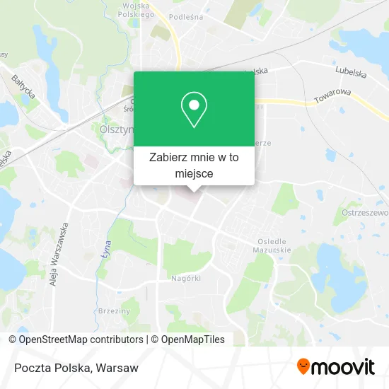 Mapa Poczta Polska