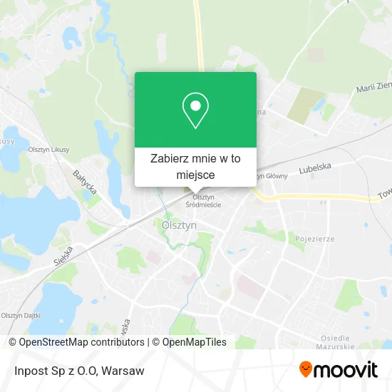 Mapa Inpost Sp z O.O