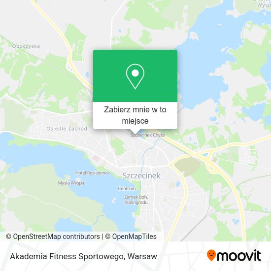 Mapa Akademia Fitness Sportowego