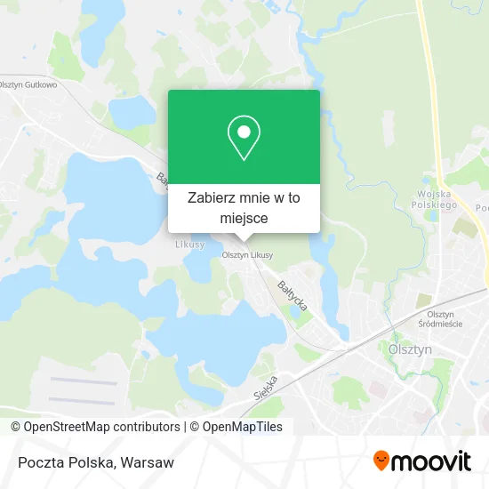 Mapa Poczta Polska