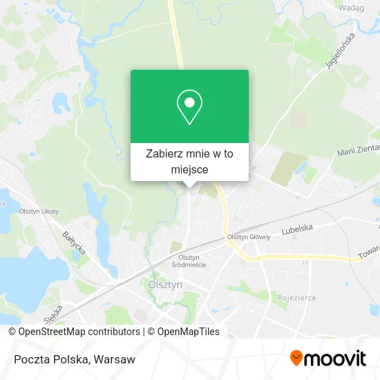 Mapa Poczta Polska