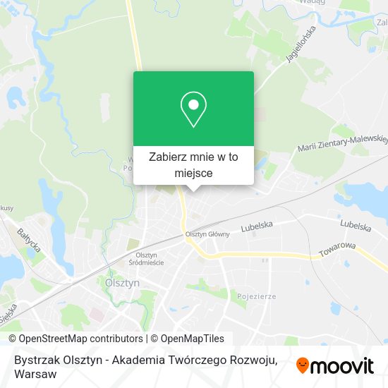 Mapa Bystrzak Olsztyn - Akademia Twórczego Rozwoju