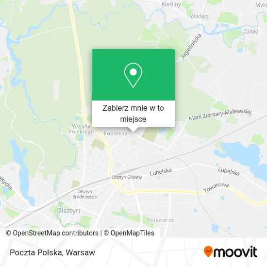Mapa Poczta Polska