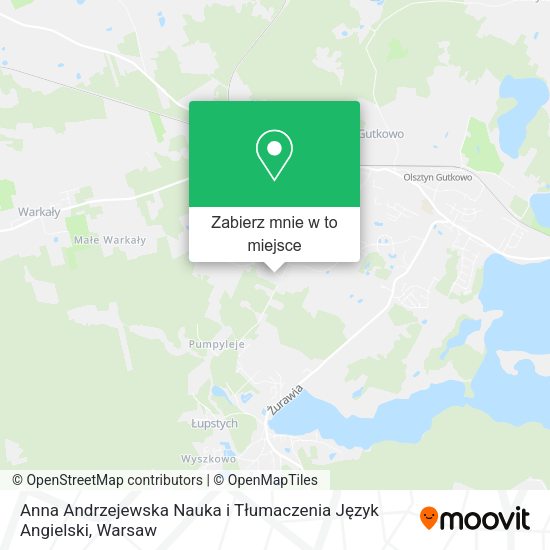 Mapa Anna Andrzejewska Nauka i Tłumaczenia Język Angielski