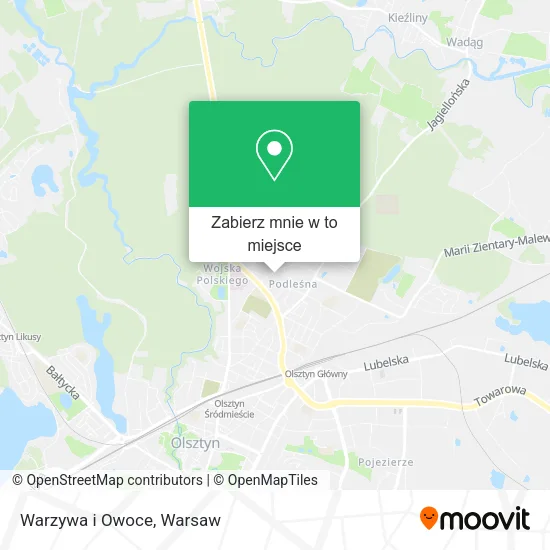Mapa Warzywa i Owoce