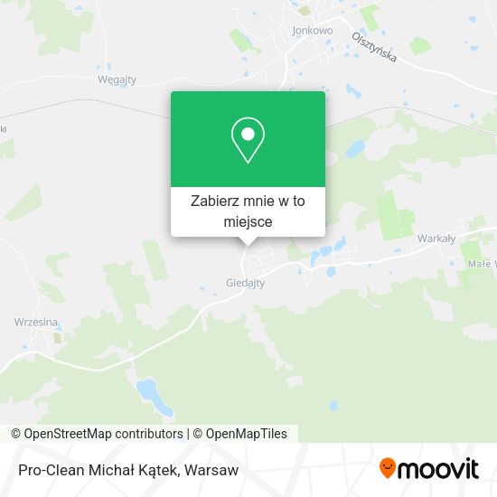 Mapa Pro-Clean Michał Kątek