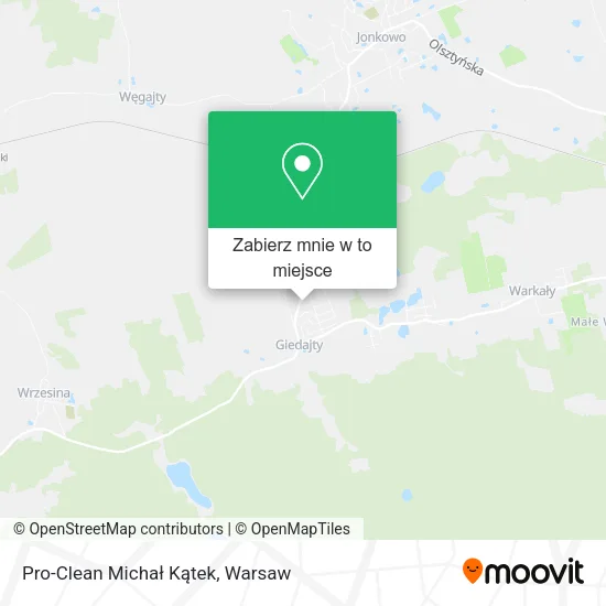 Mapa Pro-Clean Michał Kątek