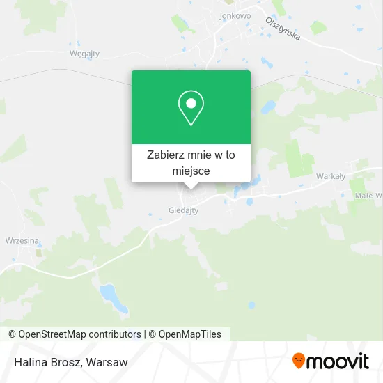 Mapa Halina Brosz