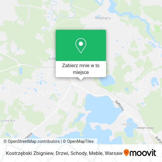 Mapa Kostrzębski Zbigniew. Drzwi, Schody, Meble