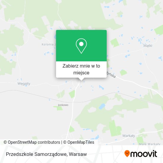 Mapa Przedszkole Samorządowe